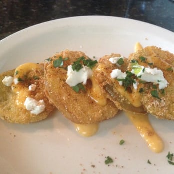 Lucille's - Fried green tomatoes. Best thing I had today. - New American Near Me - Houston, Texas Lucille's - Fried green tomatoes. Best thing I had today. - New American Near Me - Houston, Texas