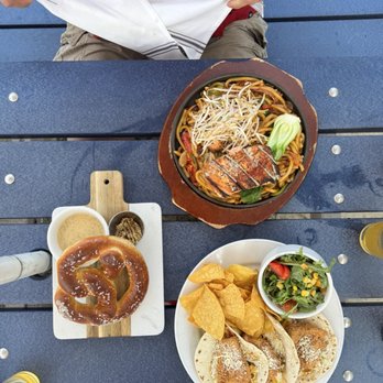Cisco Kitchen & Bar - Pretzel, Salmon Yaki Udon*, and Fish Tacos. - Breweries Near Me - New Bedford, Massachusetts
