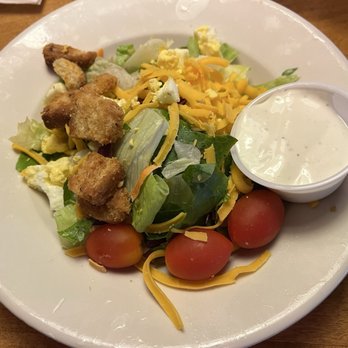 Texas Roadhouse - House side salad w/ ranch dressing - Steakhouses Near Me - Hickory, North Carolina Texas Roadhouse - House side salad w/ ranch dressing - Steakhouses Near Me - Hickory, North Carolina