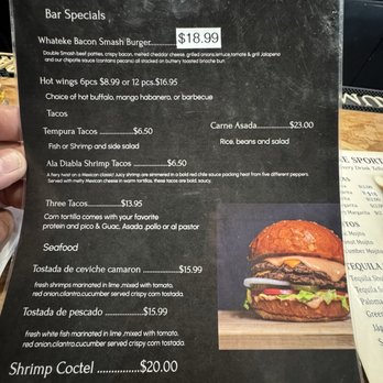 Whateke Sports Bar - Food menu - Sports Bars Near Me - Seattle, Washington Whateke Sports Bar - Food menu - Sports Bars Near Me - Seattle, Washington