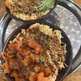 Salmon Poke Bowl (Big Kahuna)(2 Proteins)