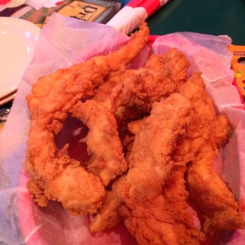 Wings 'N More - Juicy chicken tenders 0.60 each on Mondays. Pretty big pieces, perfectly fried! Any dipping or extra sauces are 0.50 extra - American Near Me - Austin, Texas Wings 'N More - Juicy chicken tenders 0.60 each on Mondays. Pretty big pieces, perfectly fried! Any dipping or extra sauces are 0.50 extra - American Near Me - Austin, Texas