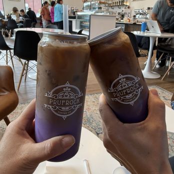 Prufrock Coffee - Ube latte - Coffee & Tea Near Me - Carmel, Indiana