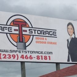 Safe-T-Storage - Our signature landmark is our billboard which can be seen along Pine Ridge Road on the way to Fort Myers Beach.