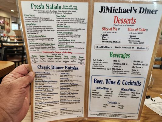 Menu photo 3 Jimichael's Restaurant Sun City, AZ