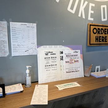 Poke One - Order table - Seafood Near Me - San Bruno, California Poke One - Order table - Seafood Near Me - San Bruno, California