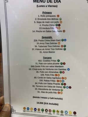 Menu photo 1 Chino Mandarin Donostia, SS