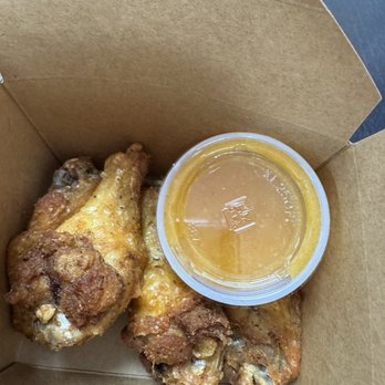 Shlap Muan Chicken Wings - Orange Habanero Wings were very good the spicy sauce is soo yummy. Order extra. 8/10 - Chicken Wings Near Me - Long Beach, California
