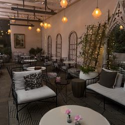 Communion - The courtyard as you walk in off of Washington St. No host was in here upon entry. A good quiet spot.