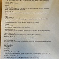 The Brewers Cooperative - Menu