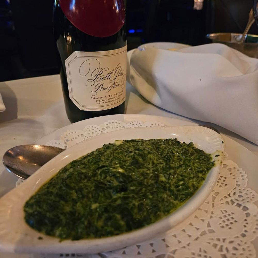 Dal Rae Restaurant - Creamed spinach. - Steakhouses Near Me - Pico Rivera, California Dal Rae Restaurant - Creamed spinach. - Steakhouses Near Me - Pico Rivera, California
