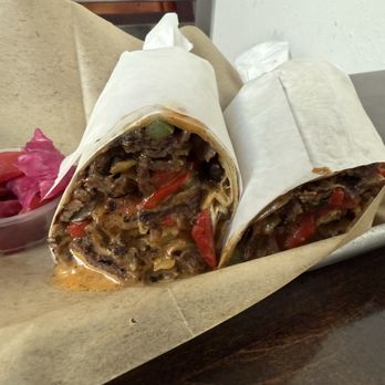 Valley Burger Bar - Philly cheesesteak in a wrap - Burgers Near Me - Los Angeles, California Valley Burger Bar - Philly cheesesteak in a wrap - Burgers Near Me - Los Angeles, California
