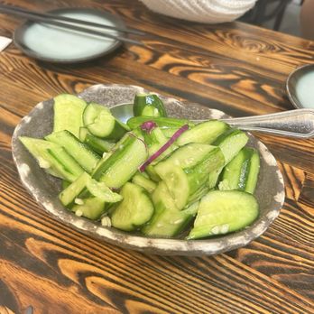 Dumpling Hours - Cucumber with Garlic Salad - Dim Sum Near Me - Walnut Creek, California Dumpling Hours - Cucumber with Garlic Salad - Dim Sum Near Me - Walnut Creek, California
