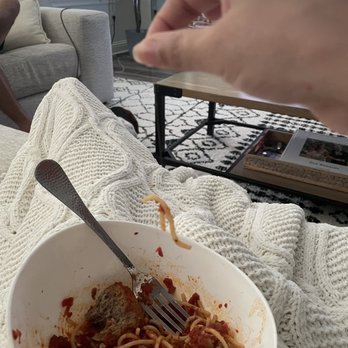 Hasta La Pasta - spaghetti Pasta and Meatballs and hair!!!! disgusting! - Italian Near Me - Katy, Texas Hasta La Pasta - spaghetti Pasta and Meatballs and hair!!!! disgusting! - Italian Near Me - Katy, Texas