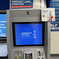 United States Postal Service - Don't plan to use the self-service kiosk, as it's currently out of service!