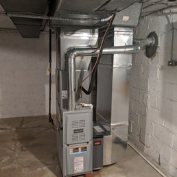 The new furnace installed