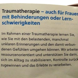 Wildwasser e.V. - Traumatherapie - Angebot