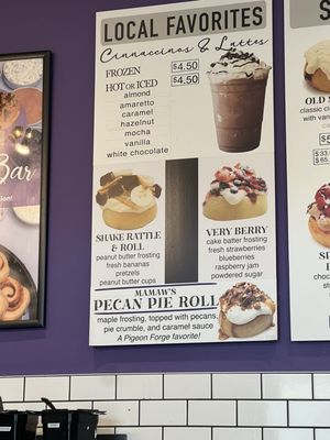 Menu photo 2 Cinnaholic Pigeon Forge, TN
