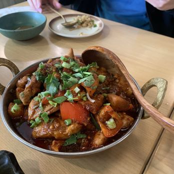 Jun Bistro - Spicy Potato Pot Chicken - Chinese Near Me - Milpitas, California Jun Bistro - Spicy Potato Pot Chicken - Chinese Near Me - Milpitas, California