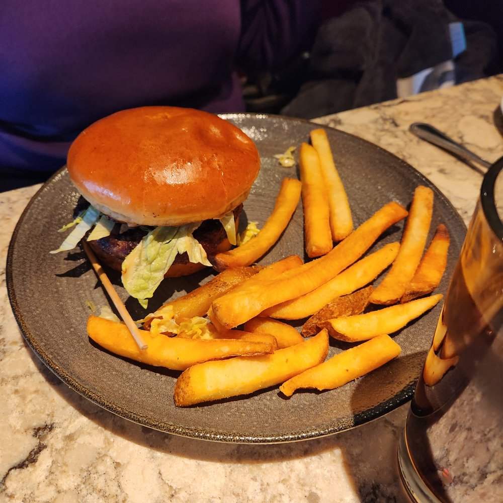 Firebirds Wood Fired Grill - Hamburger and fries lunch special - Seafood Near Me - Frederick, Maryland Firebirds Wood Fired Grill - Hamburger and fries lunch special - Seafood Near Me - Frederick, Maryland