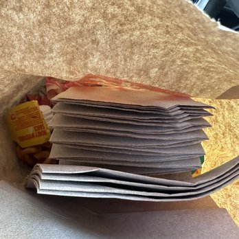 Jack in the Box - They don't skimp on napkins - Fast Food Near Me - Rubidoux, California