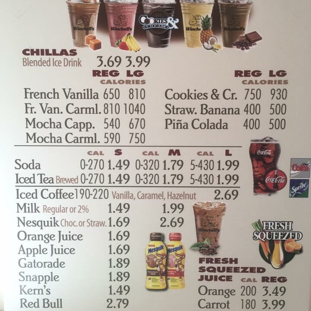 Winchell's Donut House - MENU - Donuts Near Me - Lancaster, California Winchell's Donut House - MENU - Donuts Near Me - Lancaster, California