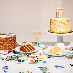 Cafe Patachou Nickel Plate - We sell whole cakes on our shop page!