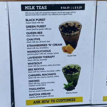 Bee & Tea - Menu - Bubble Tea Near Me - San Diego, California Bee & Tea - Menu - Bubble Tea Near Me - San Diego, California