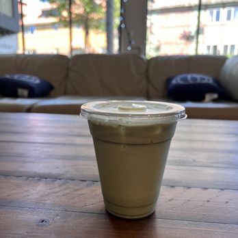 The Coffee House By Chomp - Iced matcha sweetened - Coffee & Tea Near Me - Solvang, California