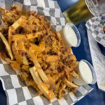 Finnigans Cove Seafood Bar & Grill - Bacon Cheese Fries - Seafood Near Me - Harrisonburg, Virginia Finnigans Cove Seafood Bar & Grill - Bacon Cheese Fries - Seafood Near Me - Harrisonburg, Virginia
