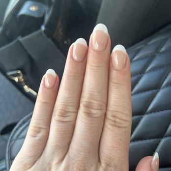 K N Nails & Spa - Thin acrylic overlay French tip - Waxing Near Me - San Antonio, Texas