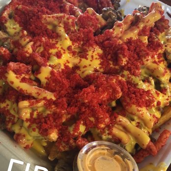 Fatima's Grill - Flamin Hot Cheeto fries - Mediterranean Near Me - Downey, California