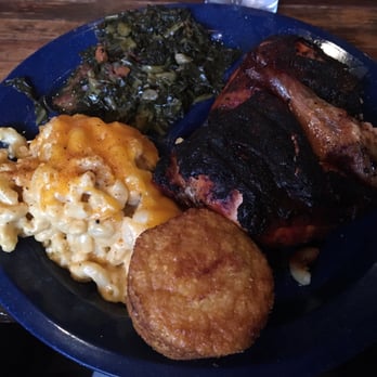 Dinosaur Bar-B-Que - Half bird, mac n cheese, collard greens - Barbeque Near Me - Brooklyn, New York Dinosaur Bar-B-Que - Half bird, mac n cheese, collard greens - Barbeque Near Me - Brooklyn, New York