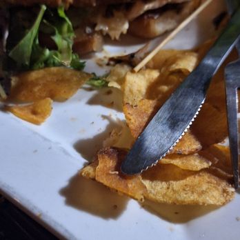 Local Brewing - Croissant sandwich with the chips - New American Near Me - Palm Harbor, Florida