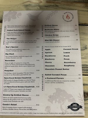 Menu photo 2 Reid's Hometown Barbecue Booneville, AR Menu photo 2 Reid's Hometown Barbecue Booneville, AR