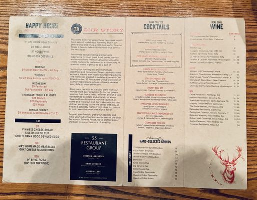 Menu photo 8 Taverna Rossa Plano, TX