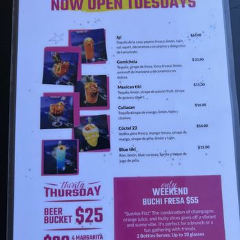 Culichis Urban Kitchen - 5/17/24 Menu - Sushi Bars Near Me - Gilroy, California