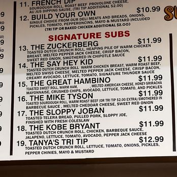 Subs A Licious - Menu - Sandwiches Near Me - San Jose, California