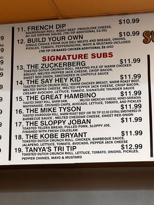 Menu photo 4 Subs A Licious San Jose, CA