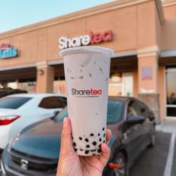 Taro Milk Tea with Boba