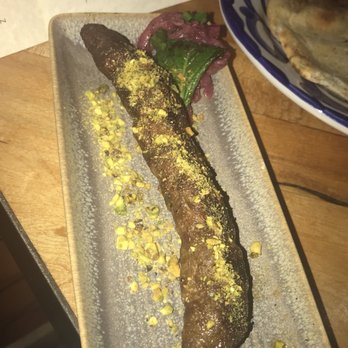 Maydan - Aleppo kebob - lamb, pistachio (12 dollars). Really tender and lots of flavor - Moroccan Near Me - Washington, DC, District of Columbia Maydan - Aleppo kebob - lamb, pistachio (12 dollars). Really tender and lots of flavor - Moroccan Near Me - Washington, DC, District of Columbia