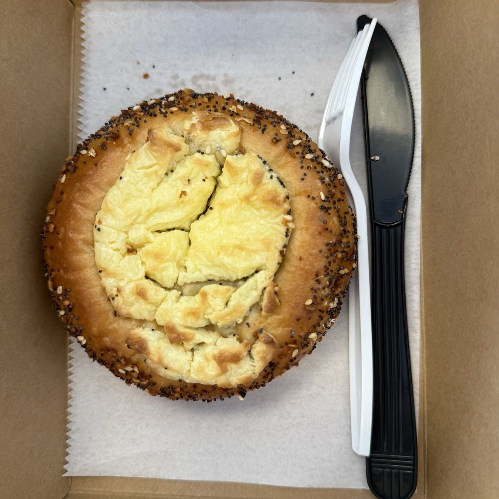 99Cafe - Everything Bagel with Egg - Cafes Near Me - Jacksonville Beach, Florida