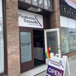 Pleasures & Treasures - Front door