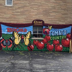 Welcome to Tomato Country Mural - The mural