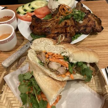 District Saigon - Lemongrass Chicken Banh Mi, Grilled Lemongrass Pork Chops - Vietnamese Near Me - Astoria, New York