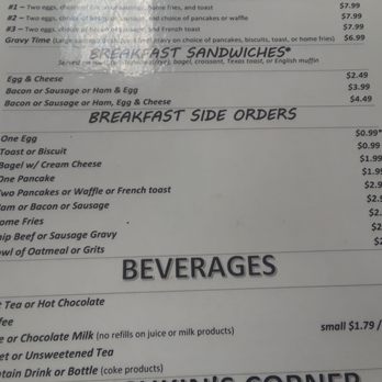 Grandma's Diner - Breakfast Sandwiches & Sides Menu - Diners Near Me - Wake Forest, North Carolina Grandma's Diner - Breakfast Sandwiches & Sides Menu - Diners Near Me - Wake Forest, North Carolina