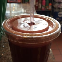 Liver cleanse - apple, dandelions, beets, parsley, lemon, and ginger.