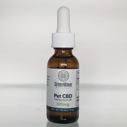 Greenwave Naturals - Full Spectrum CBD oil for Pets 300mg - $30