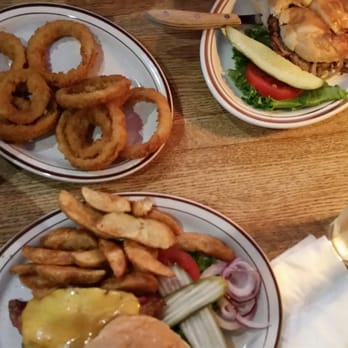 The Courier Cafe - Bacon cheeseburger and fries, steak sandwich and onion rings. Such great portions and quality of food. - Breakfast & Brunch Near Me - Urbana, Illinois The Courier Cafe - Bacon cheeseburger and fries, steak sandwich and onion rings. Such great portions and quality of food. - Breakfast & Brunch Near Me - Urbana, Illinois