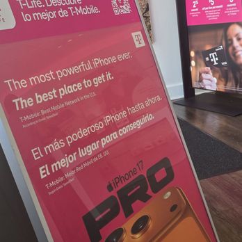 T-Mobile - Inside IPhone sign - Mobile Phones Near Me - Orlando, Florida